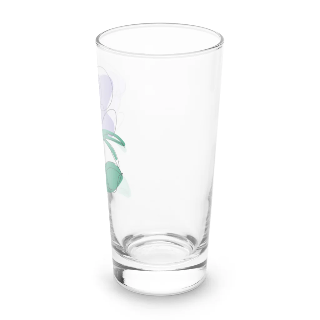 サラスシのmy ROSE パープル Long Sized Water Glass :right
