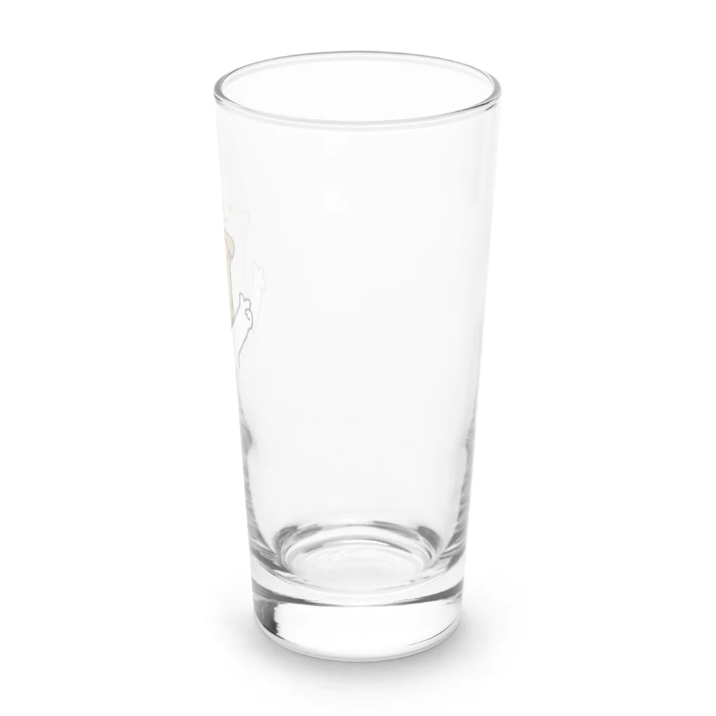 METAL PRINCESSのポジティブなジャックラッセルテリア・STAY POSITIVE  Long Sized Water Glass :right