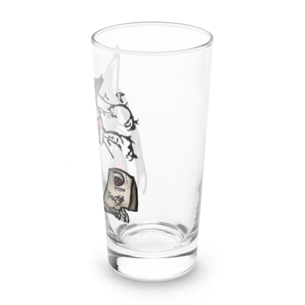 TunaBBQのくつろぐ猫 Long Sized Water Glass :right