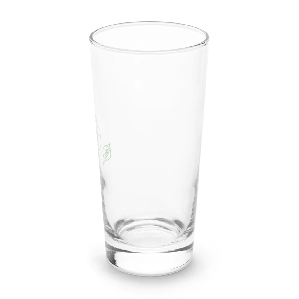 Glass Gardenの紅色の椿 Long Sized Water Glass :right