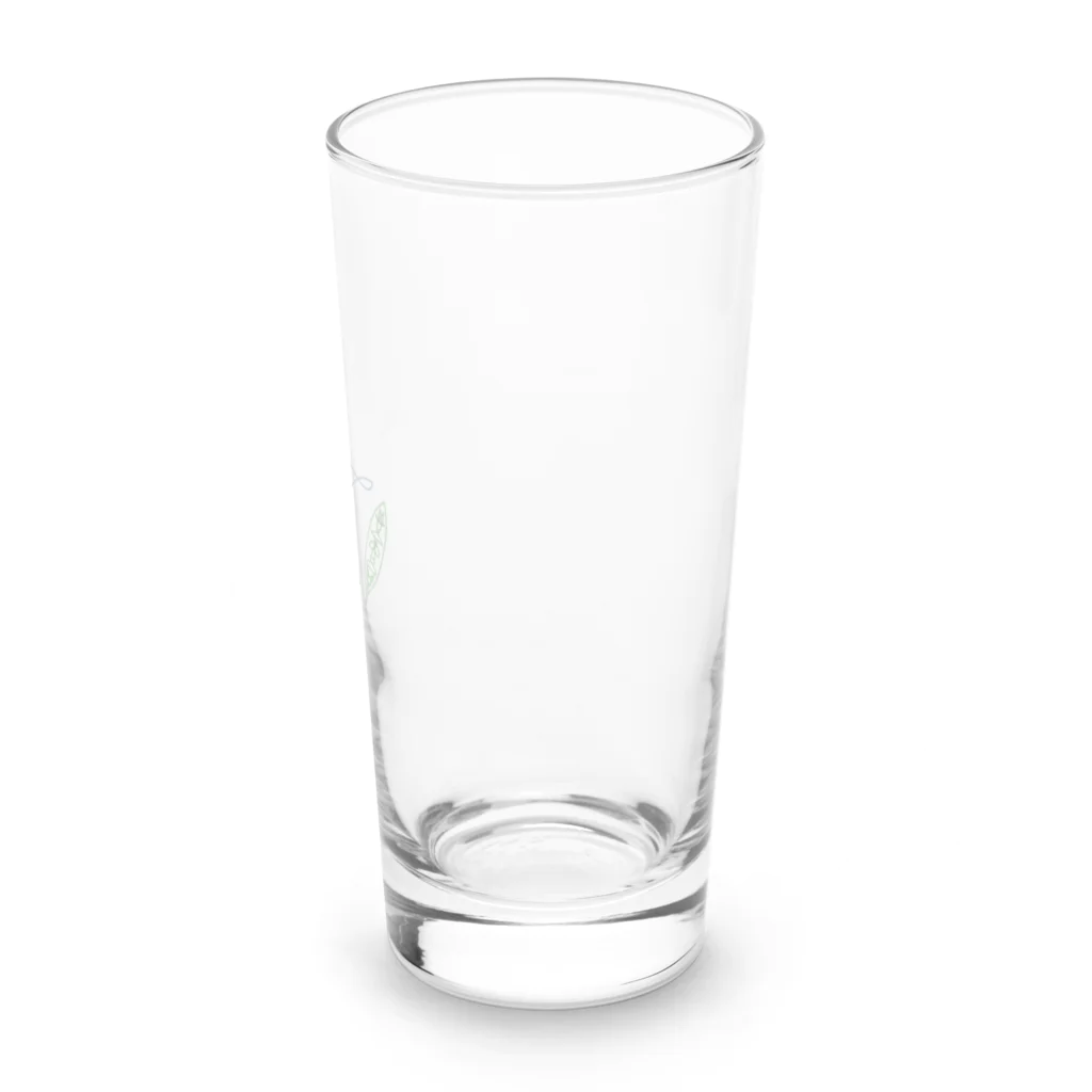 Glass Gardenの紺の桔梗 Long Sized Water Glass :right