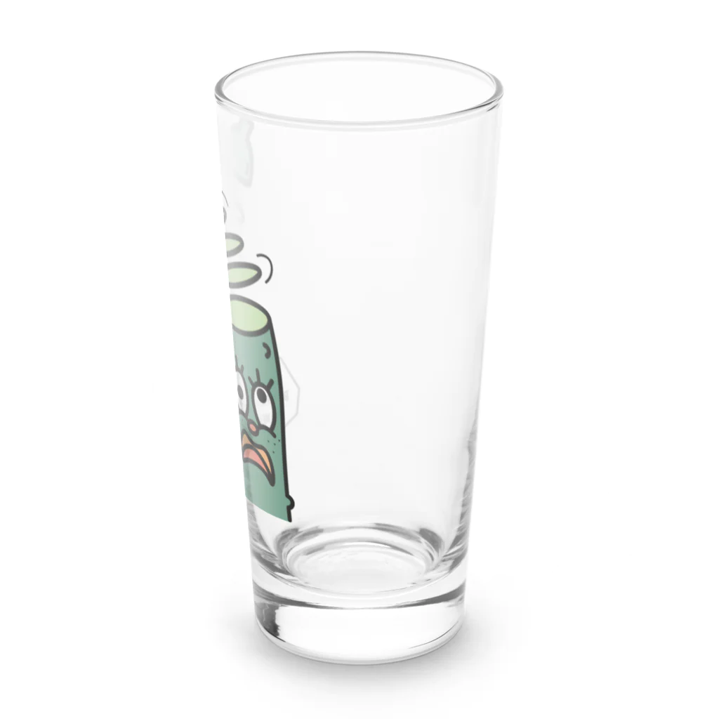 MeltedButterの身も心もすり減る精神疾患きゅうり Long Sized Water Glass :right