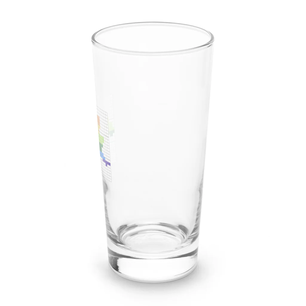 ドット絵ぐんまのドット絵ぐんま24 レインボー Long Sized Water Glass :right