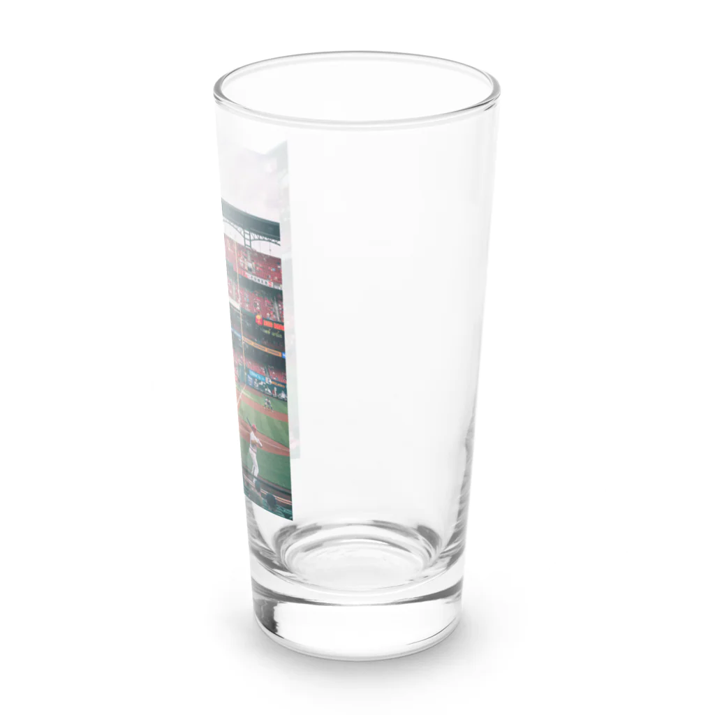 ラーメンマッスルショップのラーメンマッスル　メジャーリーグ⚾️ Long Sized Water Glass :right