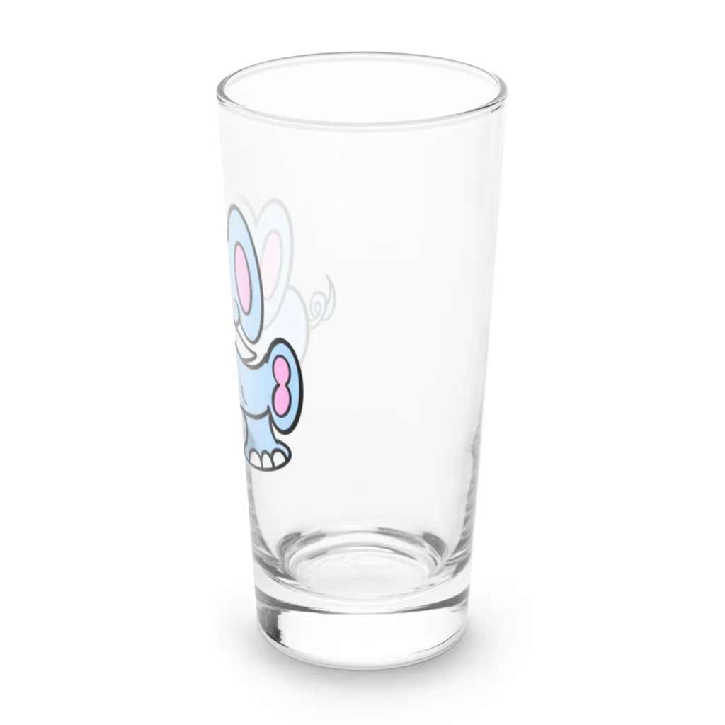 じゅうに（Jyuuni）の0001・青いぞうさん（じゅうにブランド） Long Sized Water Glass :right