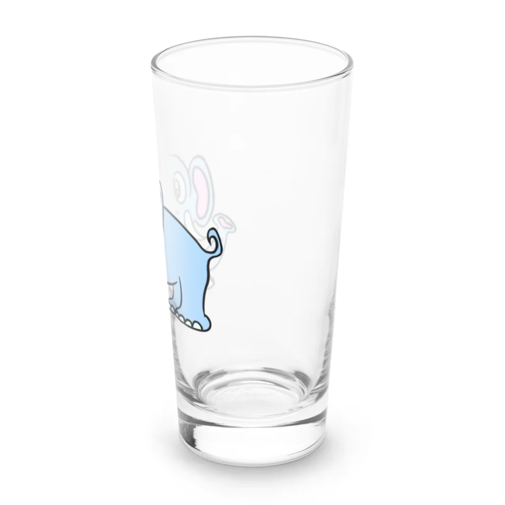 じゅうに（Jyuuni）の0002・青いぞうさん（じゅうにブランド） Long Sized Water Glass :right