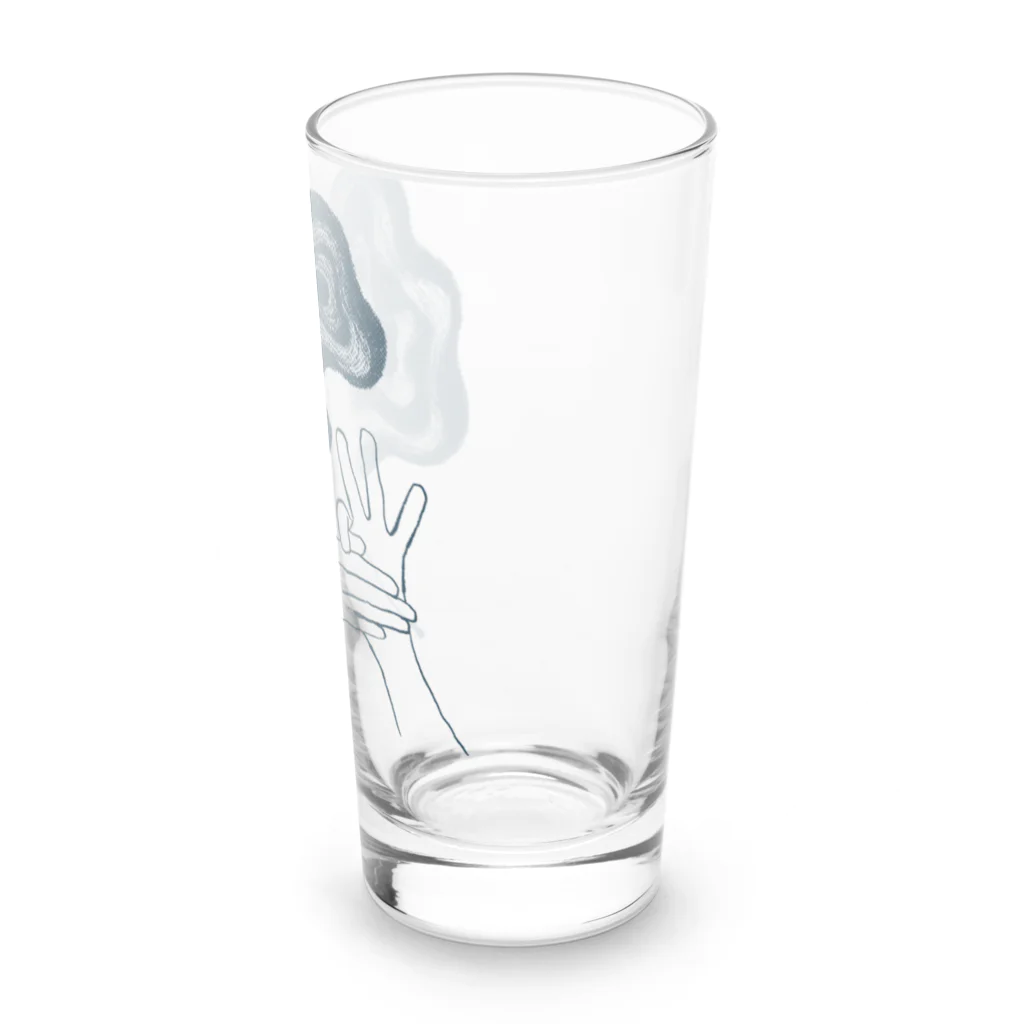 北風のゼリーのモヤるマジック（紺） Long Sized Water Glass :right