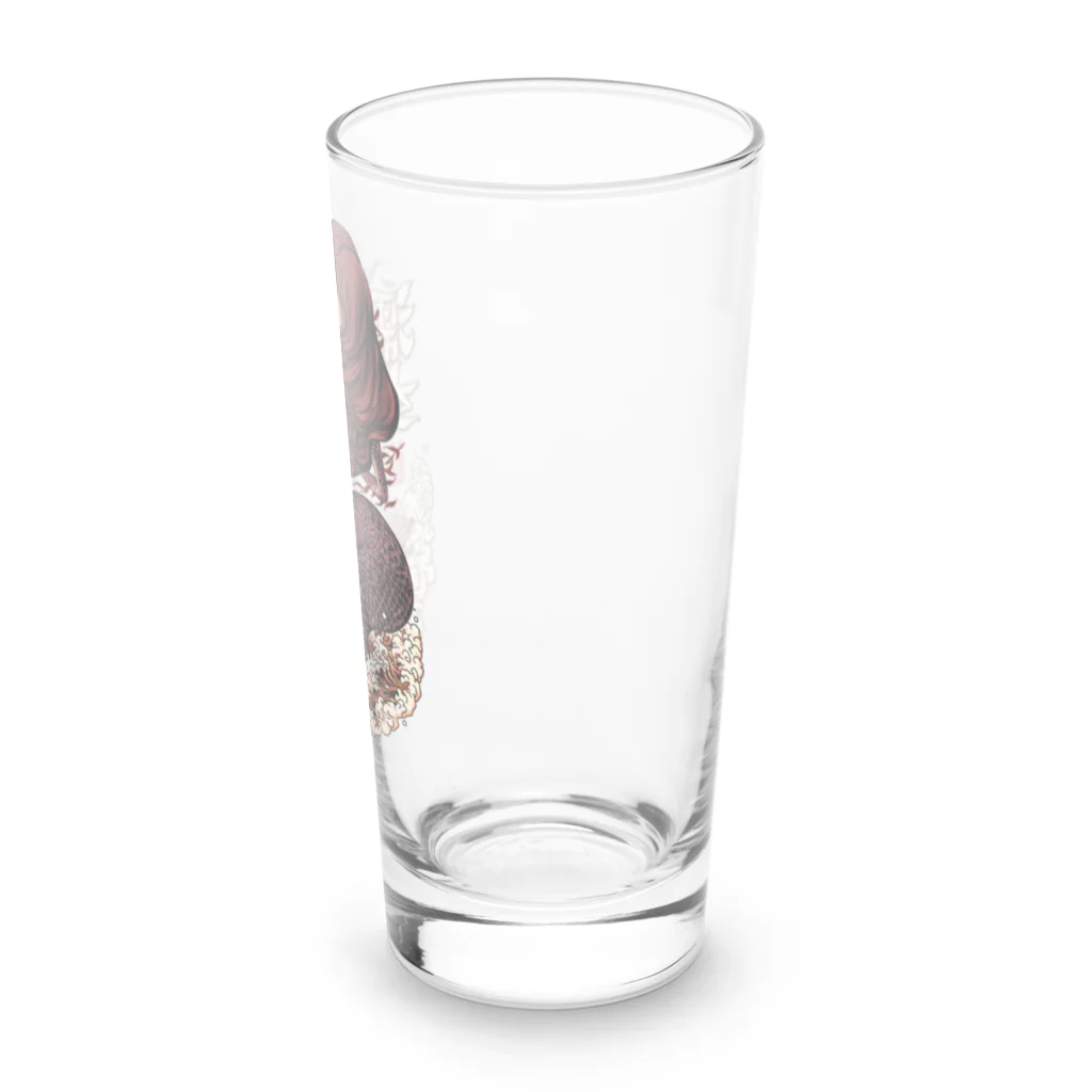 NAMI★HANA屋の日本の妖怪_濡れ女(ぬれおんな)小豆色 コップ類 Long Sized Water Glass :right