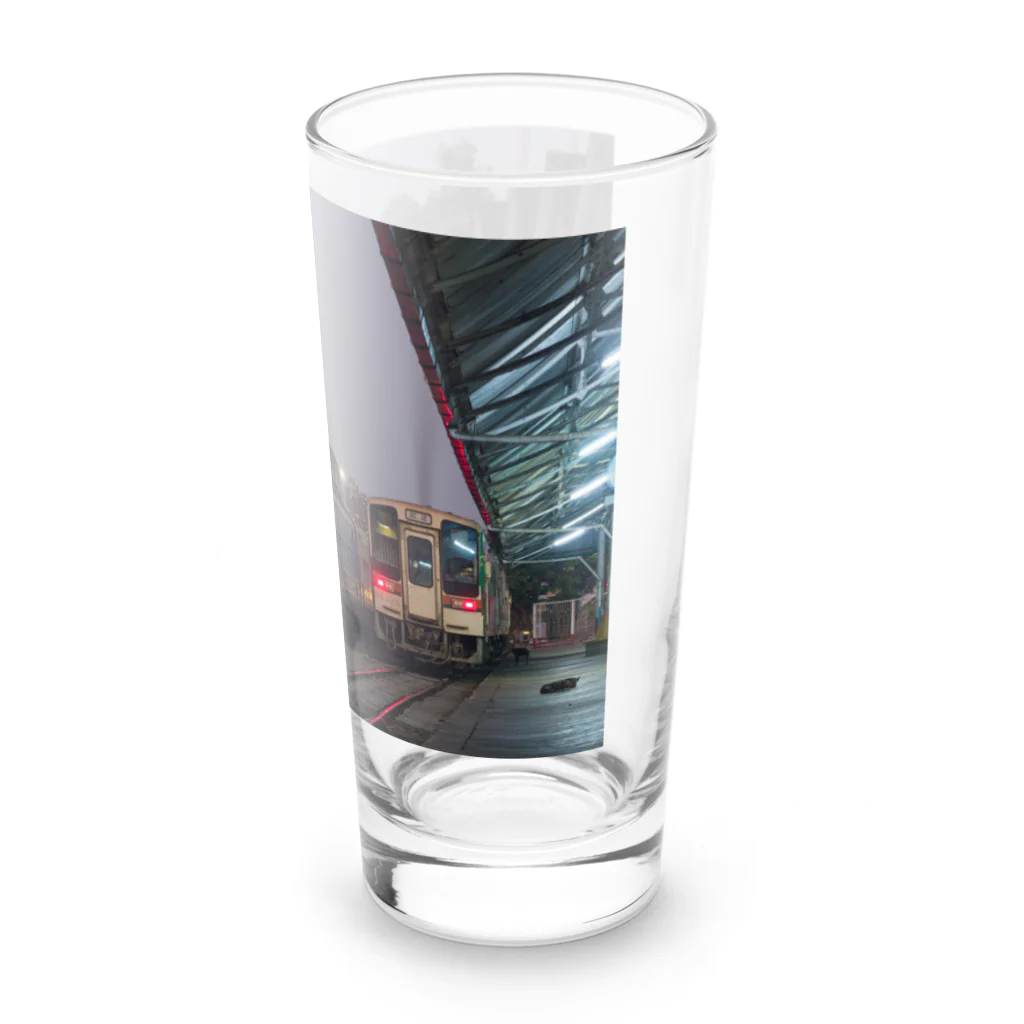 Second_Life_of_Railwaysのミャンマーに譲渡されたキハ11系と現地の客車列車 Long Sized Water Glass :right