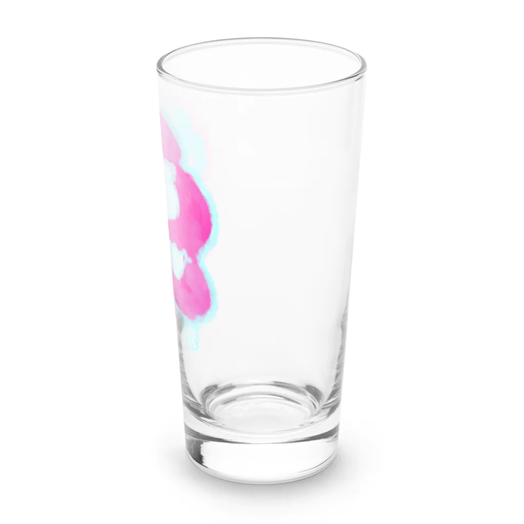 健やかなすあまの半々わたあめ Long Sized Water Glass :right