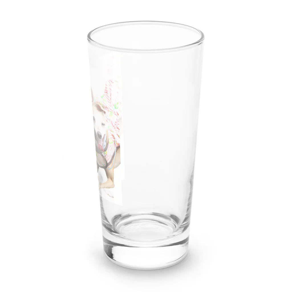 sarichamshopのイタグレのウィンク Long Sized Water Glass :right