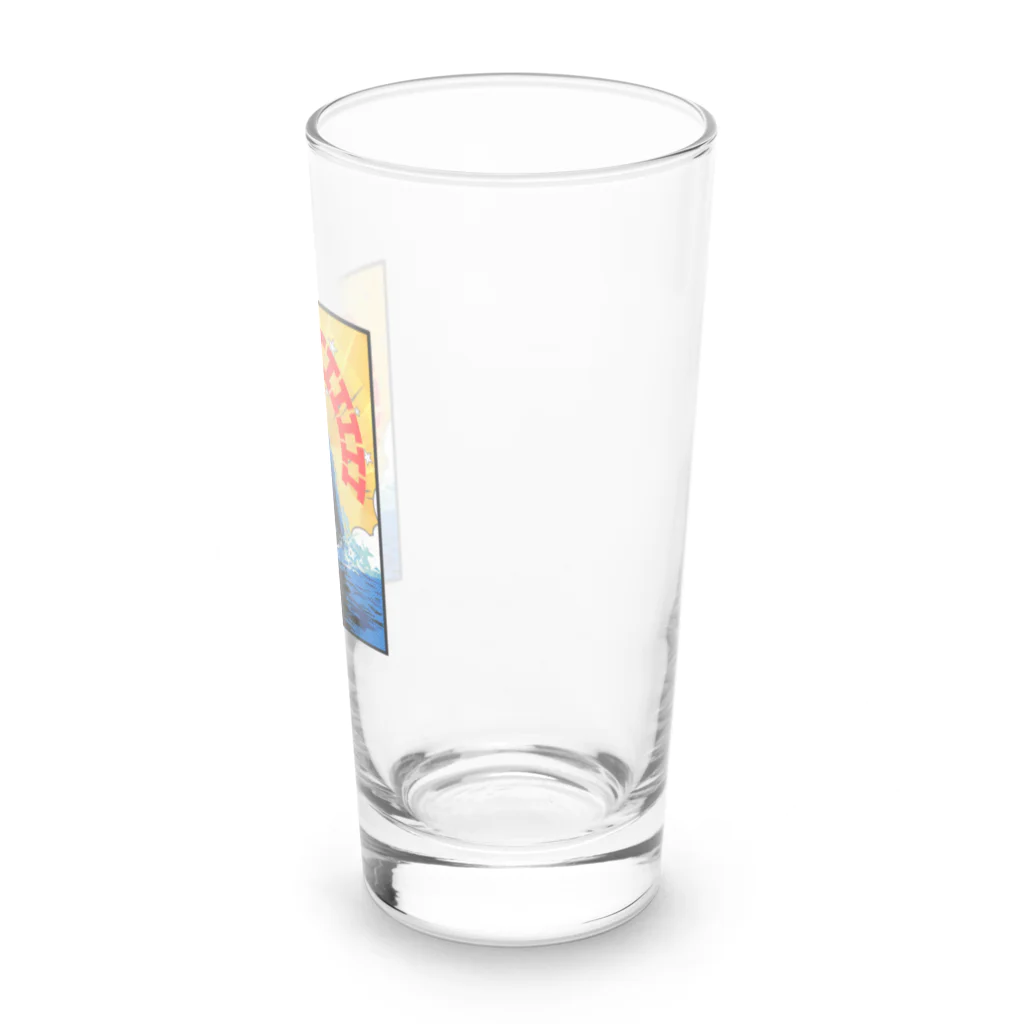 サウナの洋服屋さんの水風呂気持ち良い Long Sized Water Glass :right