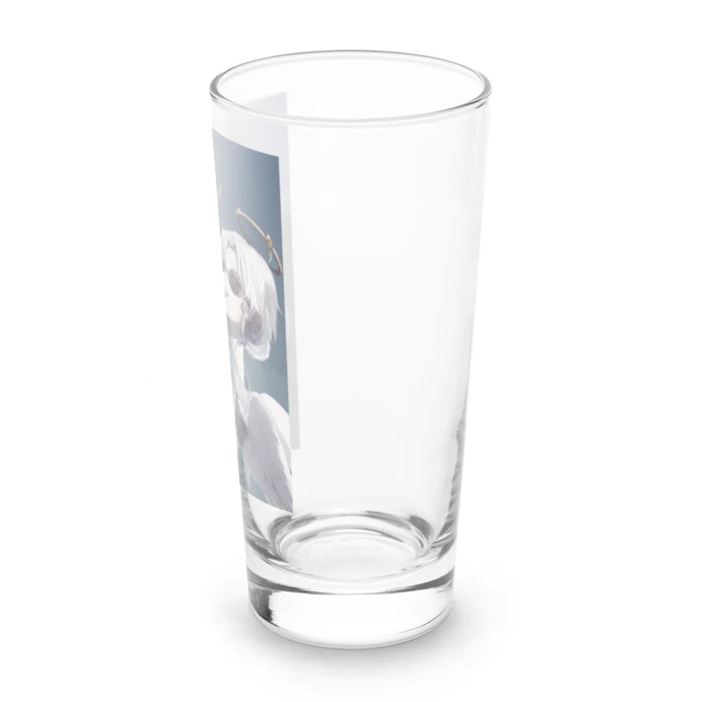 田舎の神社の守り神のかみーぬ Long Sized Water Glass :right