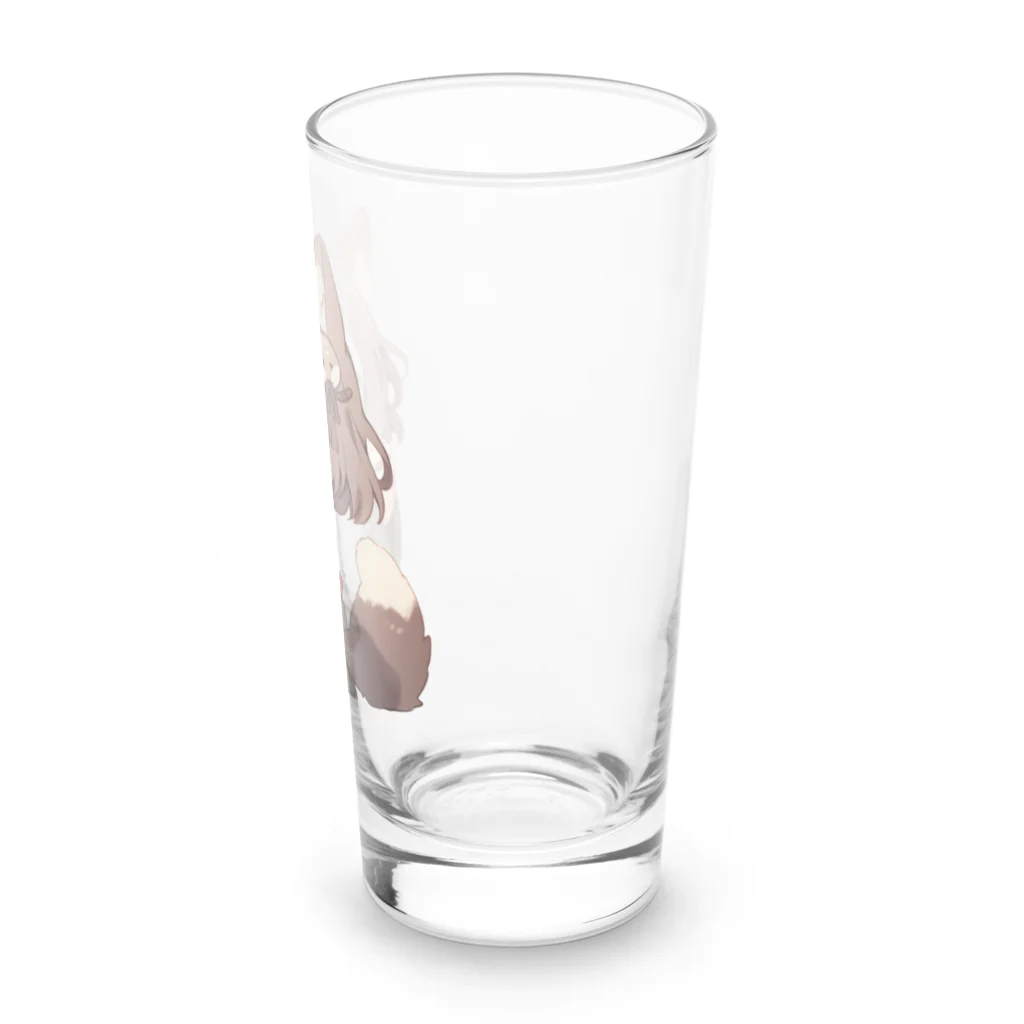 jai-to-anのたぬっぺ  (Tanuppe)  ver.3 狸の神様、たぬき、タヌキ Long Sized Water Glass :right