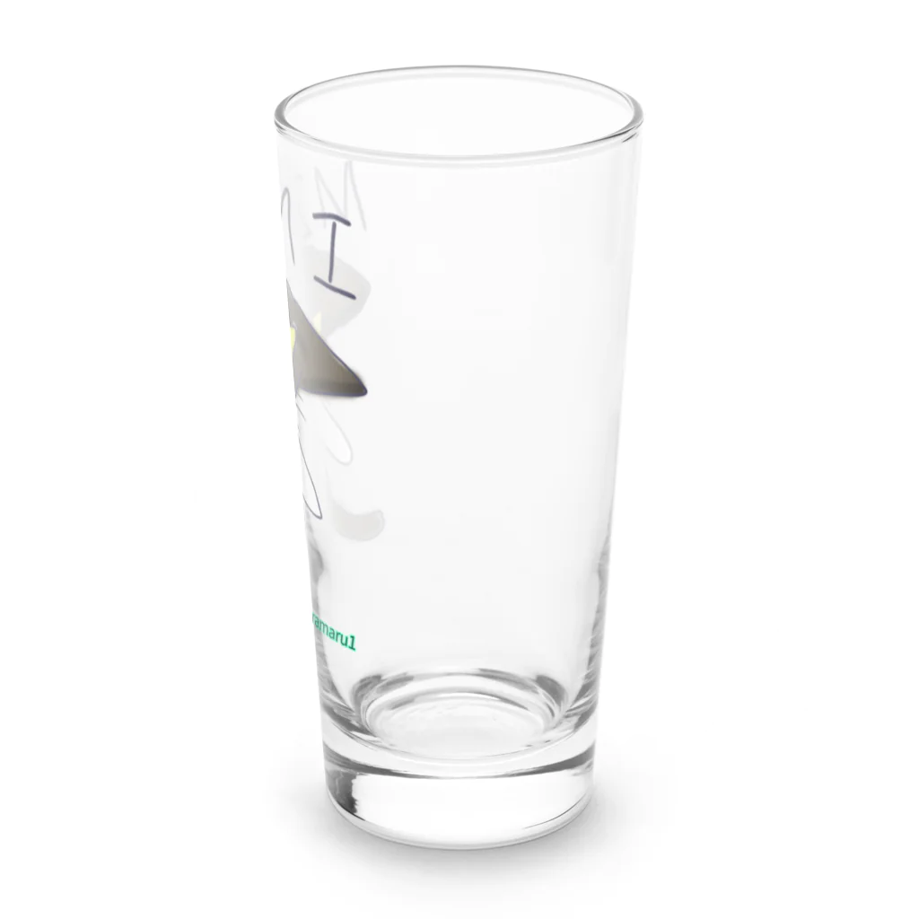 宇寅。のイカ耳にゃんこ Long Sized Water Glass :right