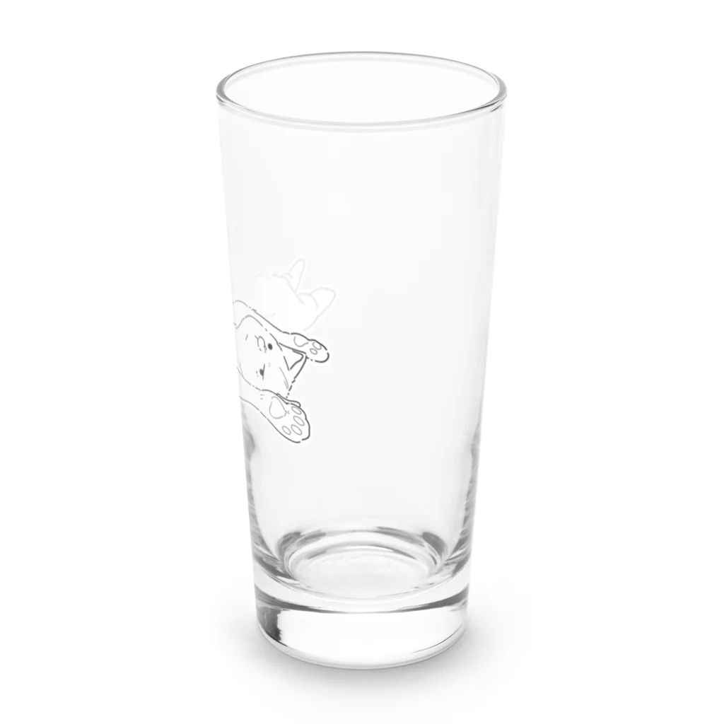 nIwa 魚とハイカラ和食のnIwa neko label Long Sized Water Glass :right