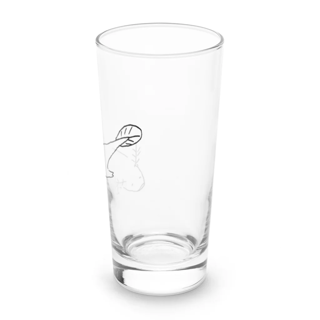 ジンギス＝カンのなんか違うウーパールーパー Long Sized Water Glass :right