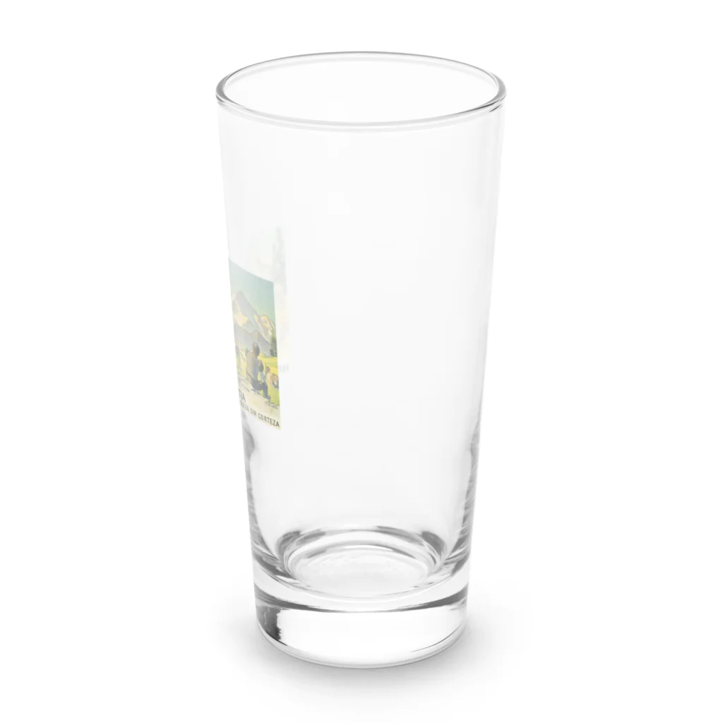 YS VINTAGE WORKSのスペインで販売されたスイスチーズ 1950年代　リトグラフ Long Sized Water Glass :right