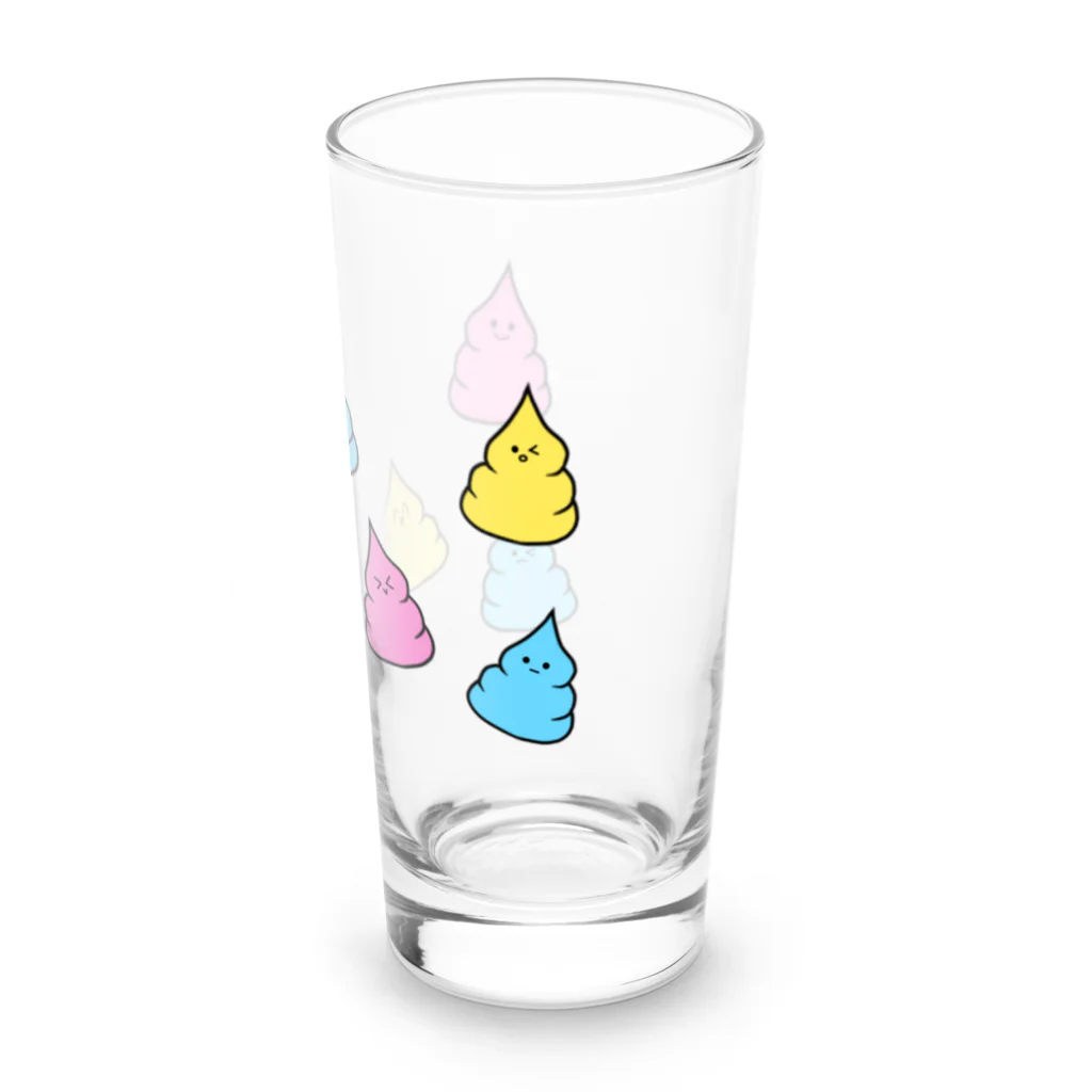 愛とうんちとサイダーとのうんこちゃんズ Long Sized Water Glass :right