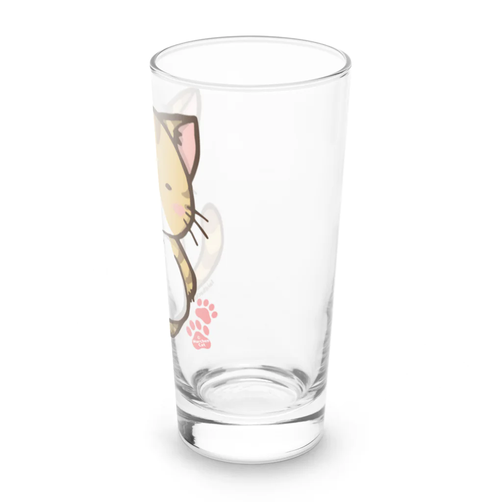 MarchenCatののほほんネコさん【まいぽん】 Long Sized Water Glass :right