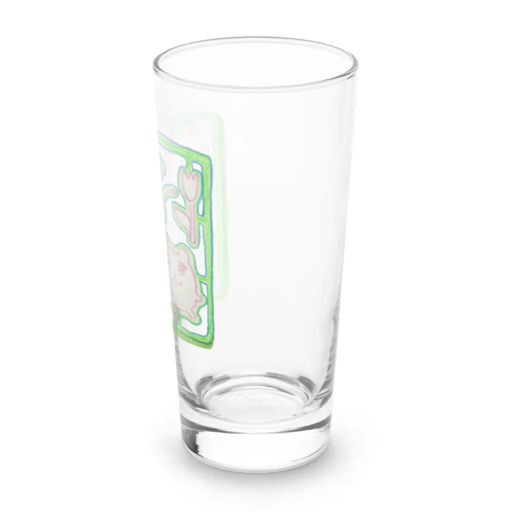 しもむらちべそのプラモデルハム公ちゃんとこなまぶし Long Sized Water Glass :right