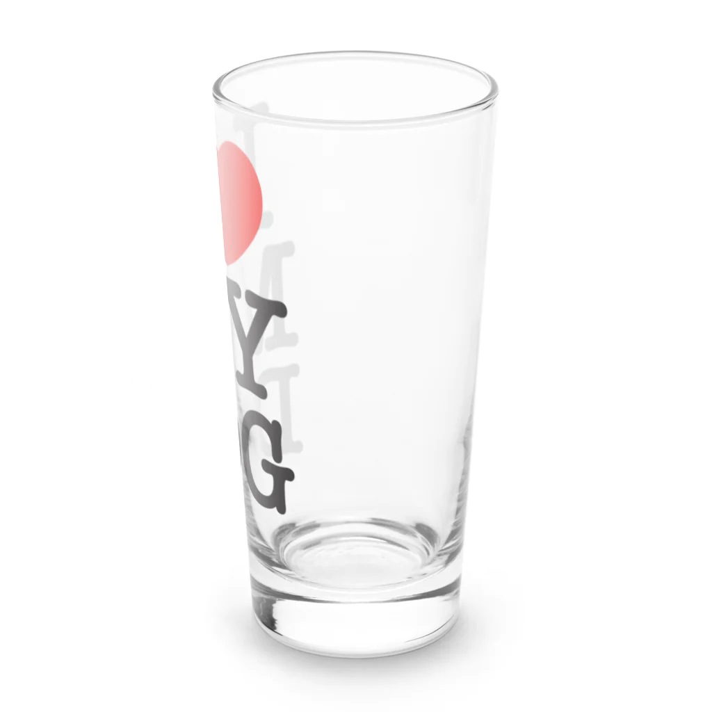 I LOVE SHOPのI LOVE MY DOG Long Sized Water Glass :right