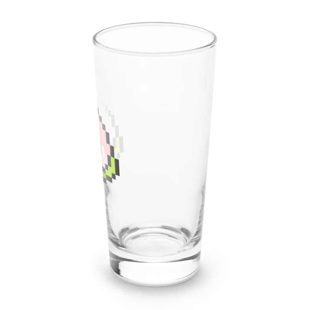 やきぱんのドット絵のもも Long Sized Water Glass :right