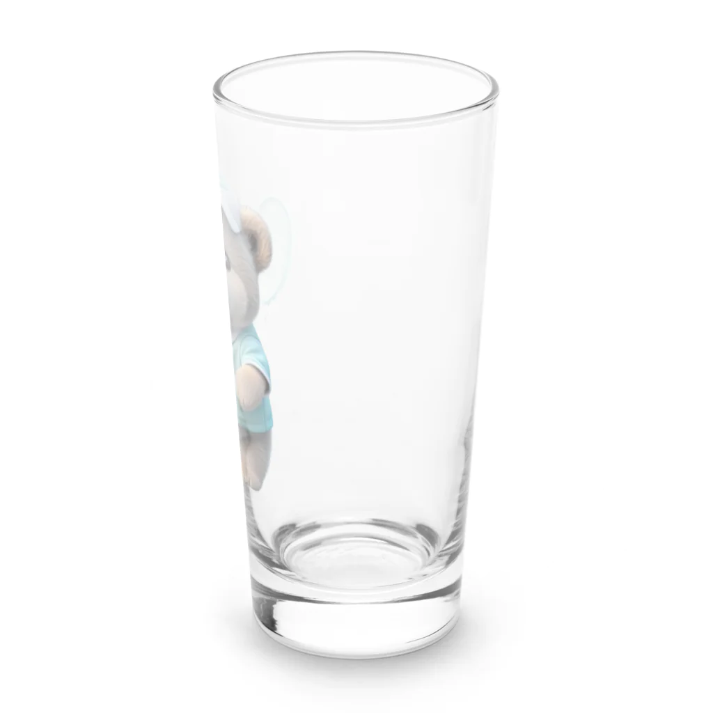 🐾風太🐾のテニス熊ちゃん Long Sized Water Glass :right