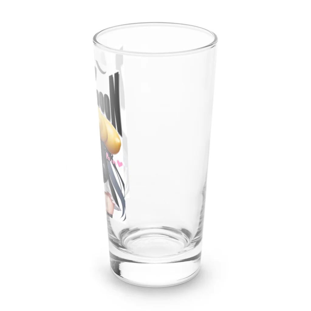 amamoemomoの擬人化怪獣女の子 Long Sized Water Glass :right