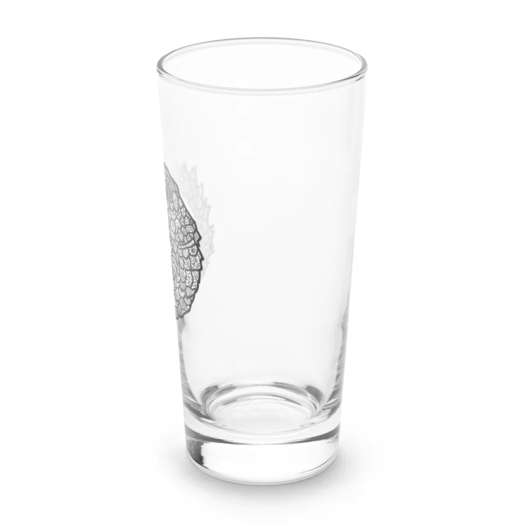 切り絵工房ジンのグッズ店のアルマジロトカゲ Long Sized Water Glass :right