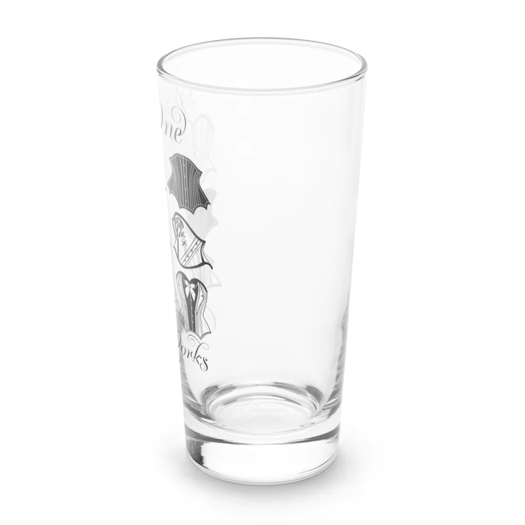 ピュアワン コルセット ワークスのカタログ柄（ブラックライン） Long Sized Water Glass :right