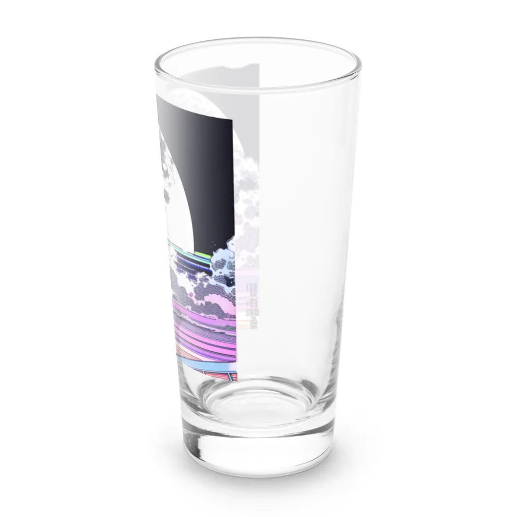 おもしろTシャツ屋さん YUTTARIの月シリーズ　① Long Sized Water Glass :right