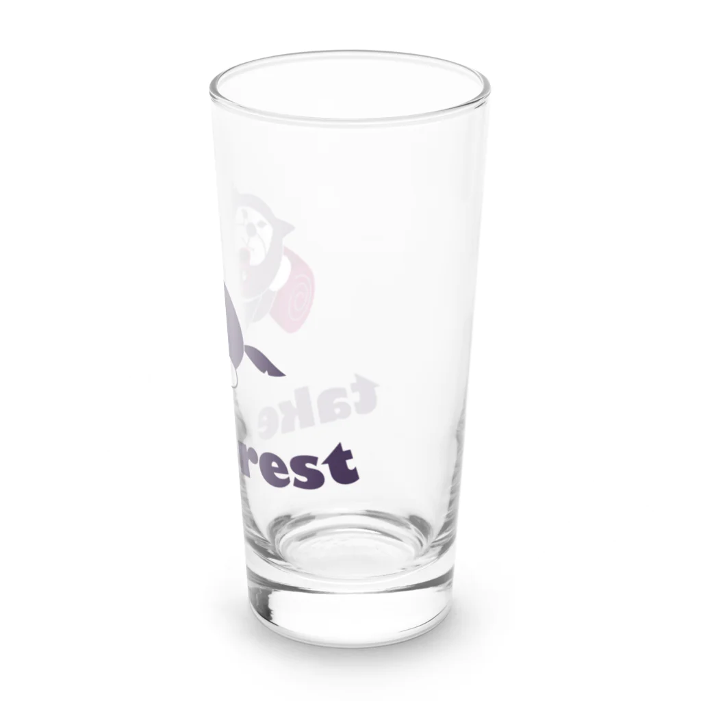 ZUKINDOGSの忍犬ふうがのほっこりタイム Long Sized Water Glass :right