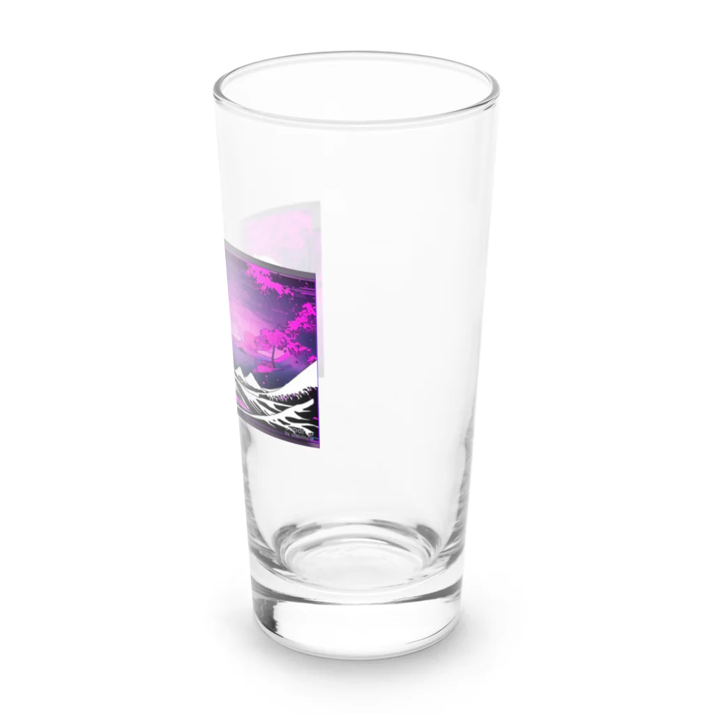 JAPANESE_GODの神奈川沖浪裏 Long Sized Water Glass :right