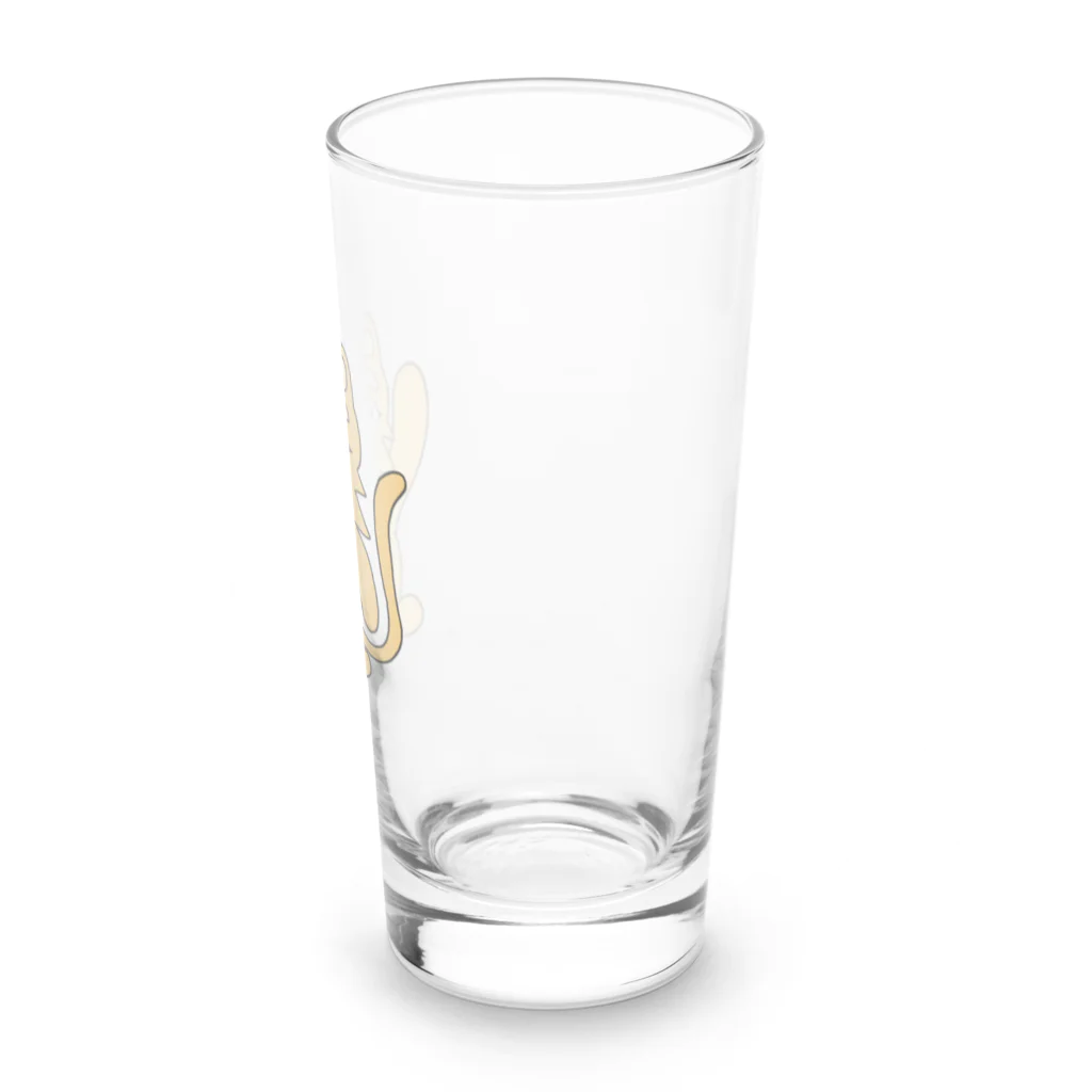 須田ふくろうの素直な猫のスナネコ Long Sized Water Glass :right