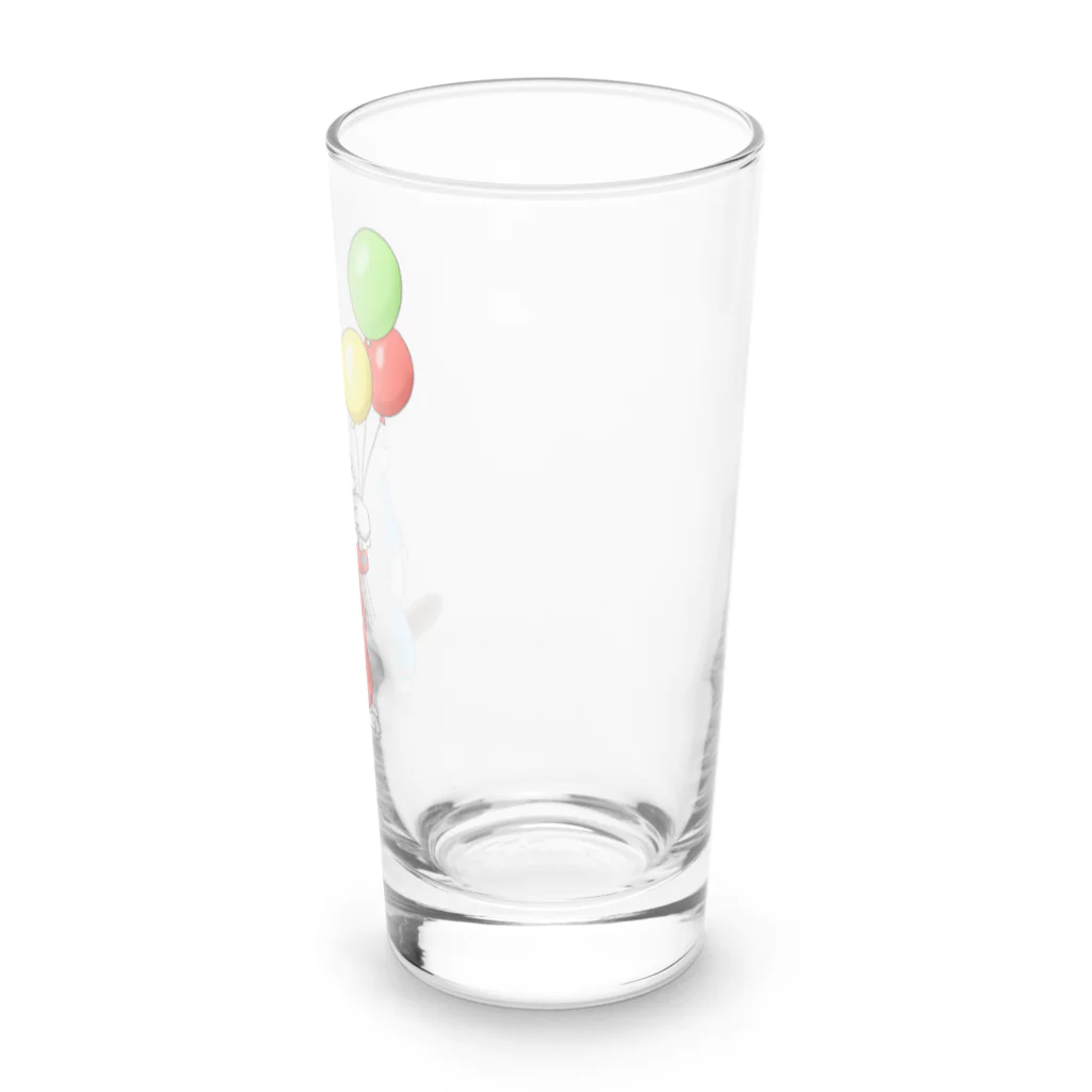 Ａｔｅｌｉｅｒ　Ｈｅｕｒｅｕｘのサーカスにゃんこ　風船ピエロ Long Sized Water Glass :right