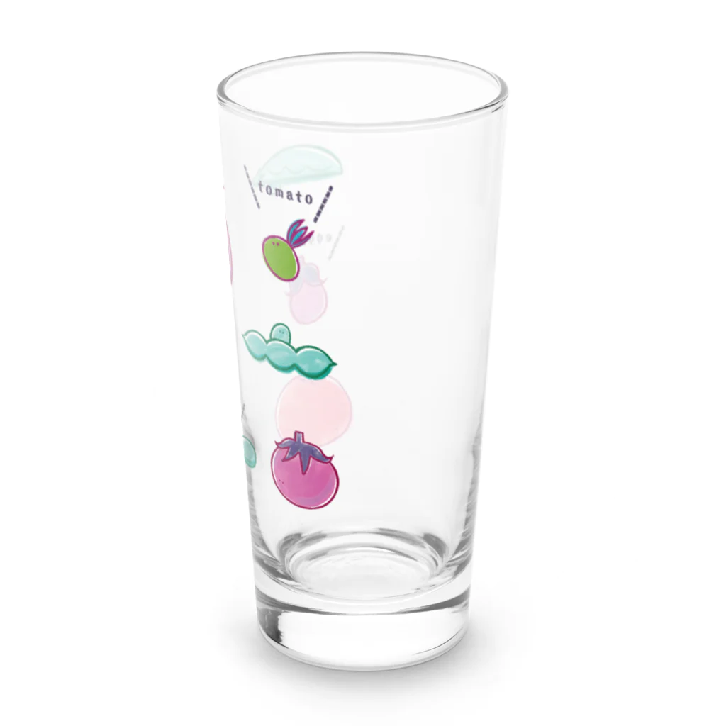 Aランチサラダ付SHOPの夏野菜たち Long Sized Water Glass :right