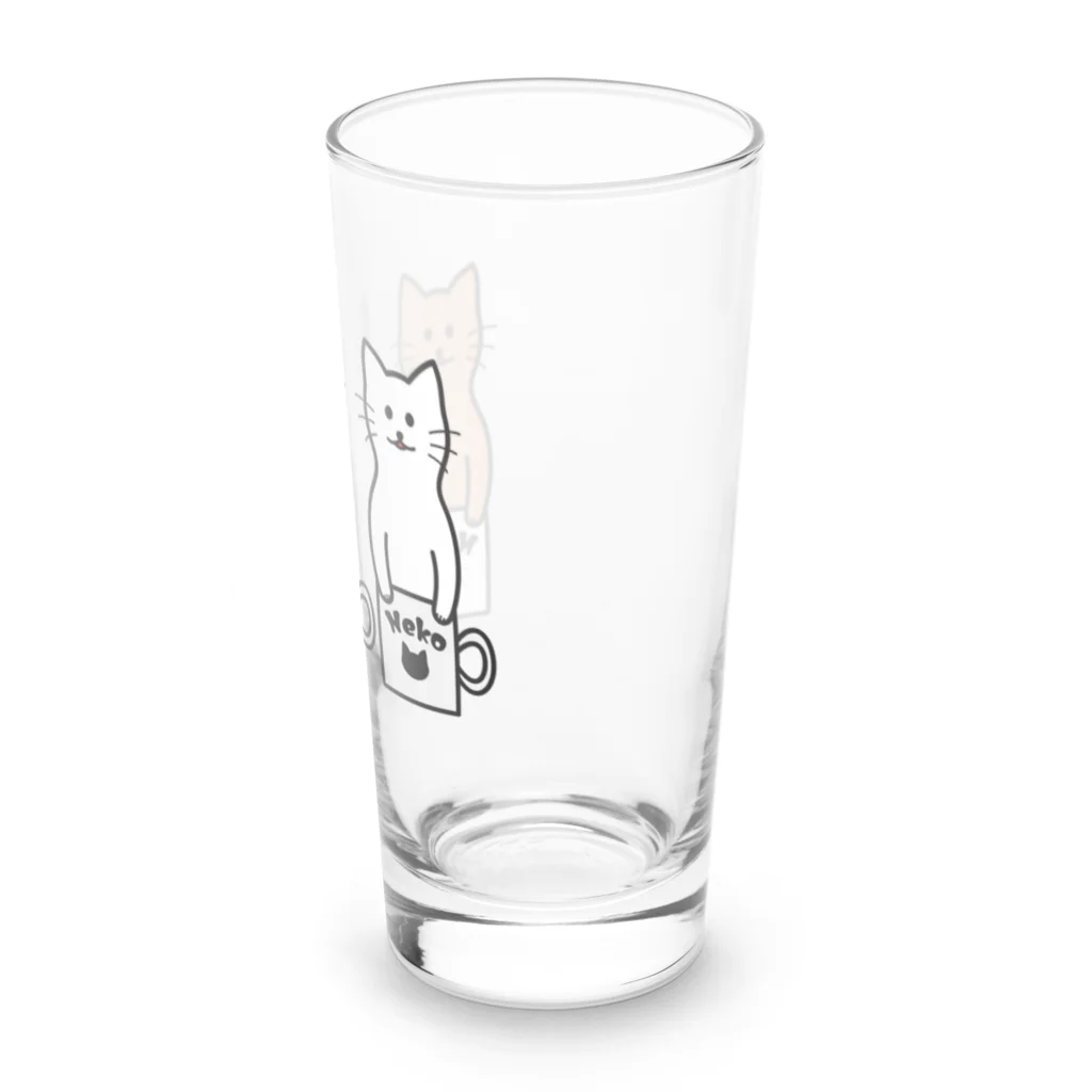 TGTの【猫コップ】 Long Sized Water Glass :right