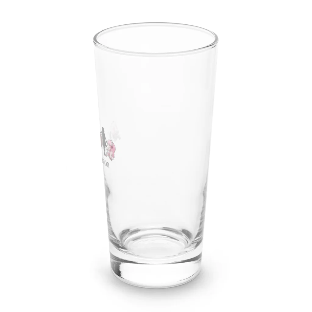 owls forest アイテム部屋の勢揃い Long Sized Water Glass :right