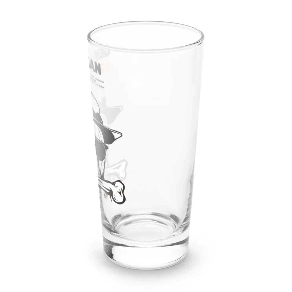 Sky00のワイルドドッグくん2 Long Sized Water Glass :right