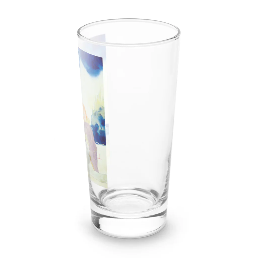水彩少女の[出逢浜](deaigahama) 人魚姫と王子の再会 Long Sized Water Glass :right