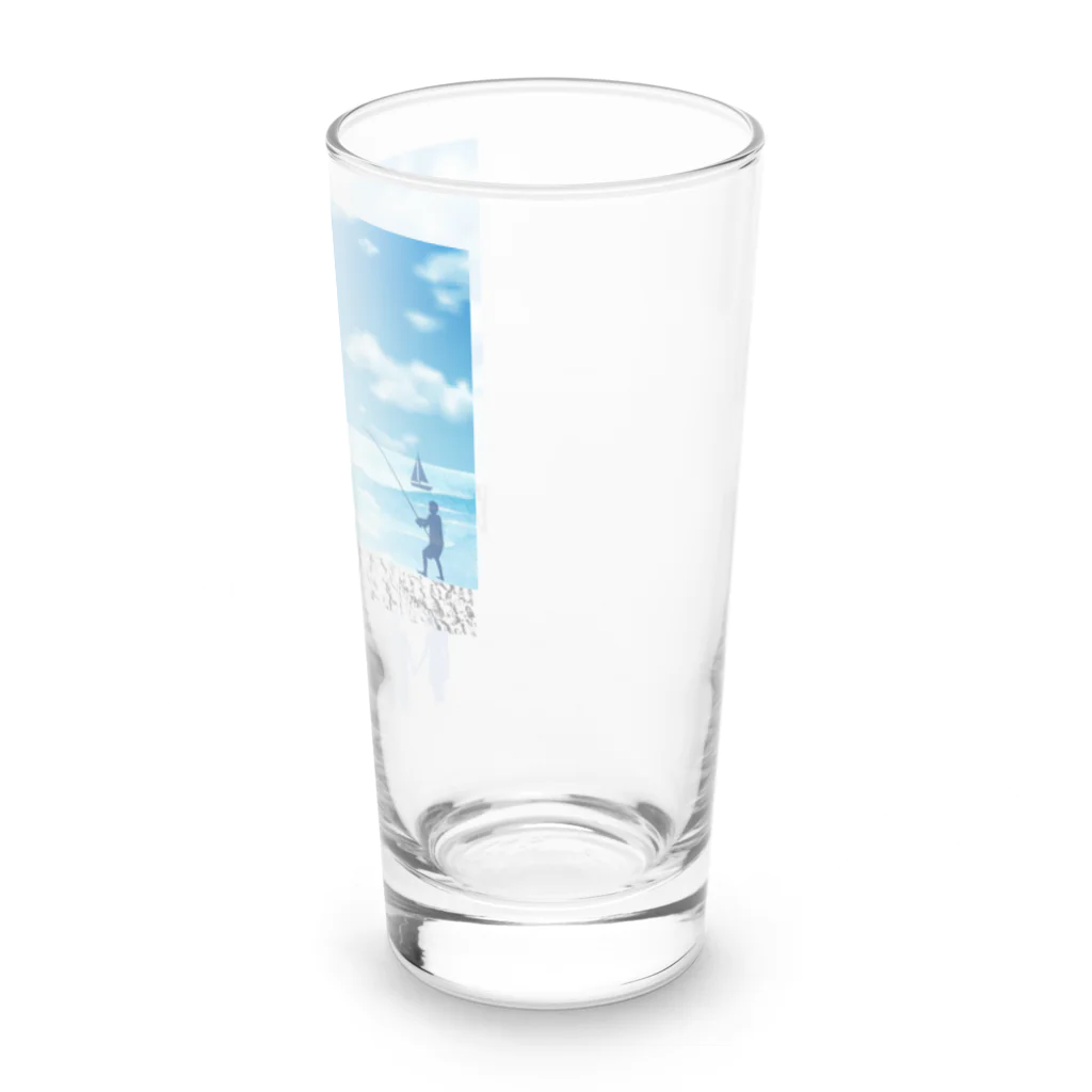 Sky00の日本の夏の風景 Long Sized Water Glass :right