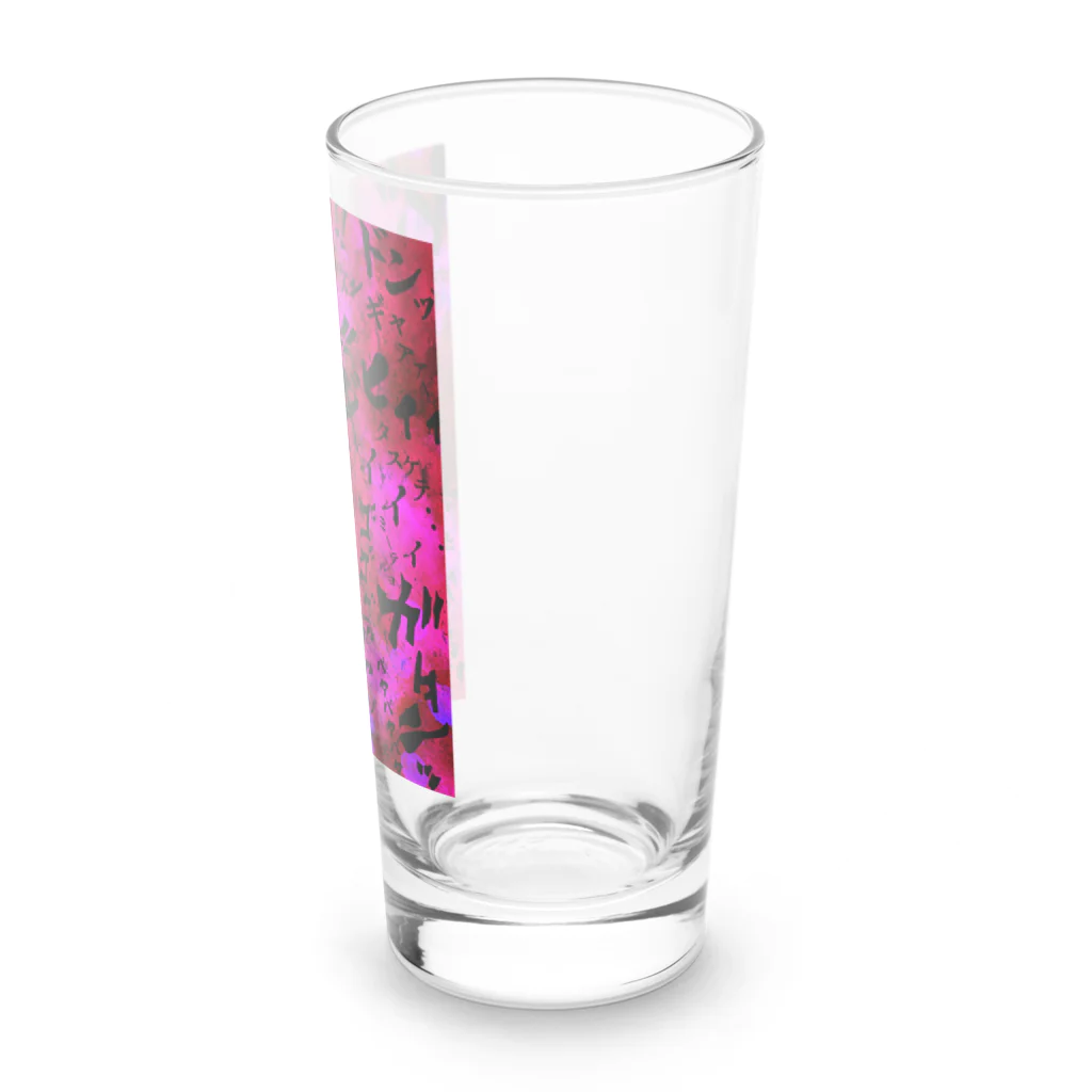 nijinの聞こえる怖い音：赤 Long Sized Water Glass :right