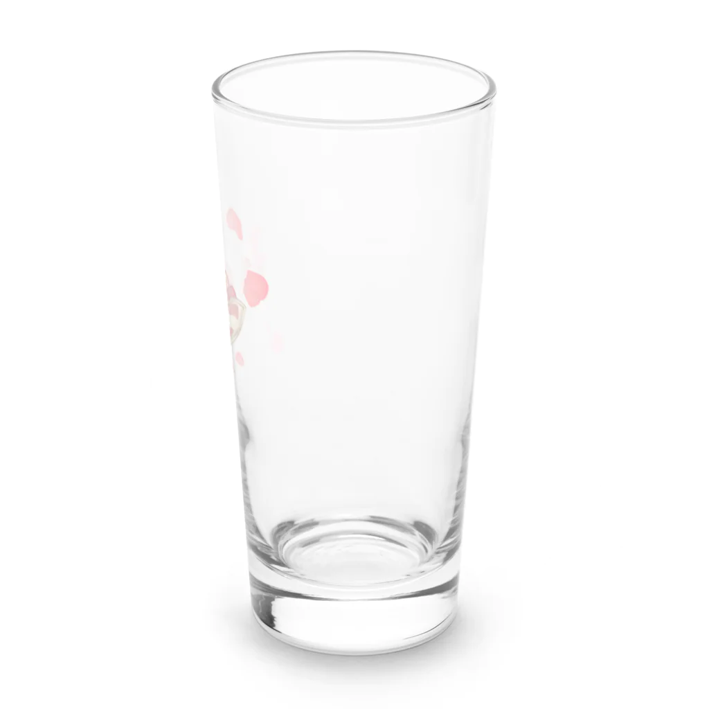 +♥+:;;;:+♥+:;;;:+♥+:;;;:+♥+空うさぎのきらふわショップ+♥+:;;;:+♥+:;;;:+♥+:;;;:+♥+のストロベリーパフェ(透過バージョン) Long Sized Water Glass :right