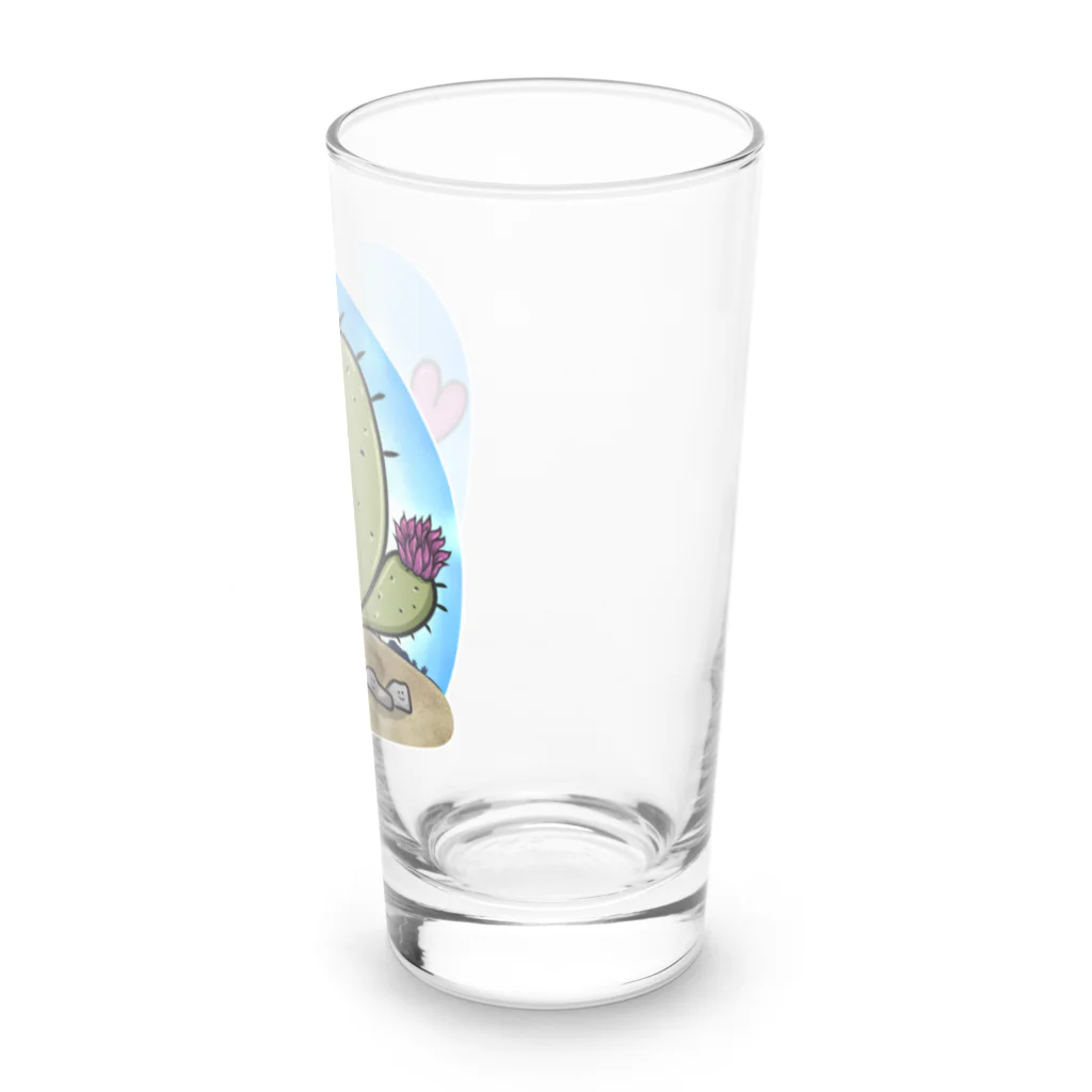 Realm of Ramblesのサボテン - 投げキス Long Sized Water Glass :right