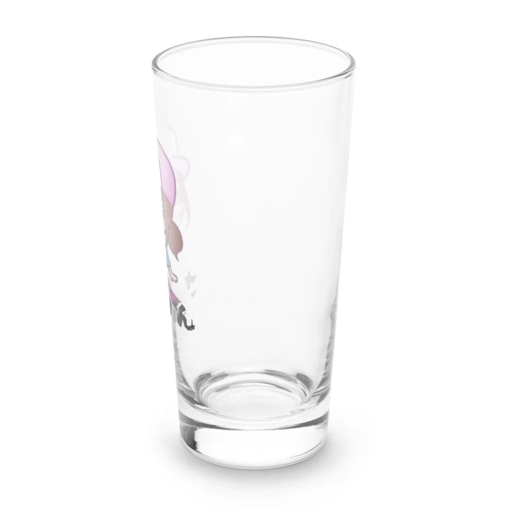 まいろ船長のネット販売所の女漁師さおりん Long Sized Water Glass :right