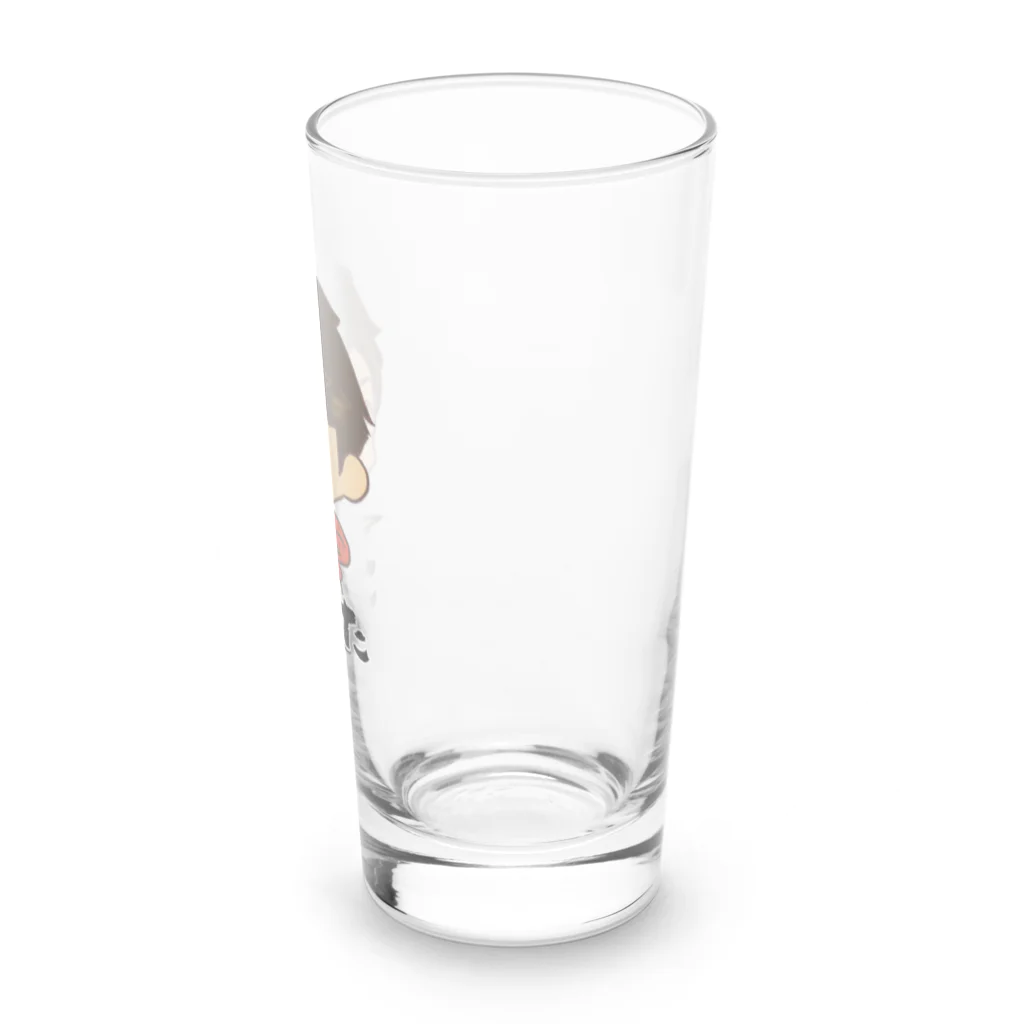 まいろ船長のネット販売所の町の魚屋さん Long Sized Water Glass :right