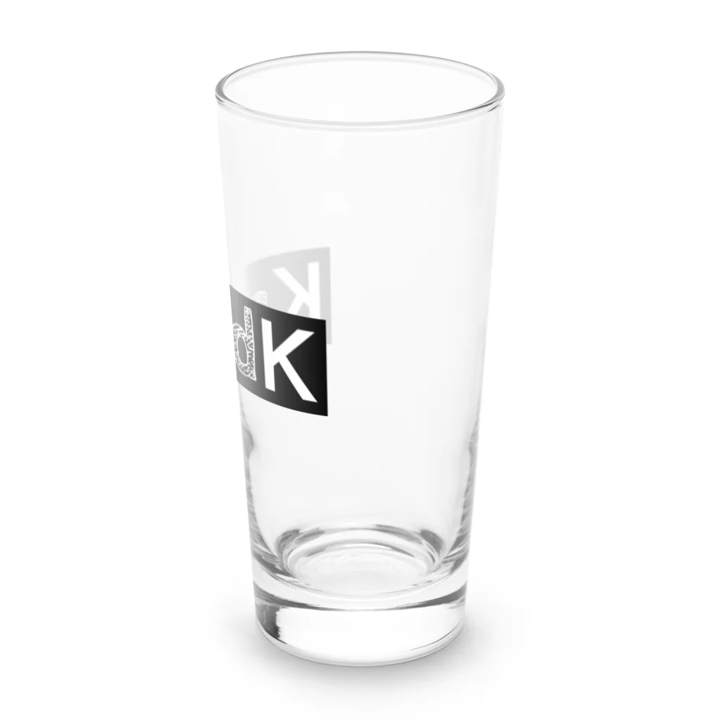 K and K companyのKandKロゴ Long Sized Water Glass :right