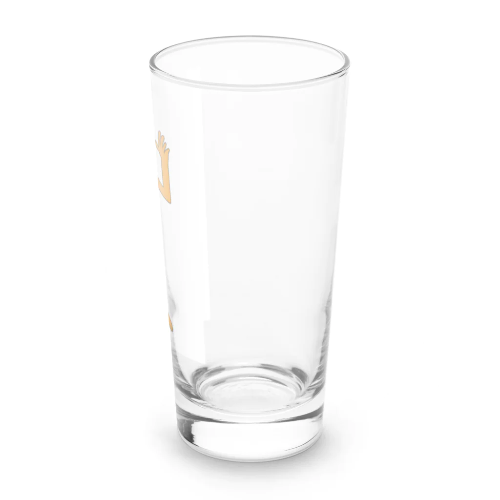 anko.23collectionのオレンジのクマ Long Sized Water Glass :right