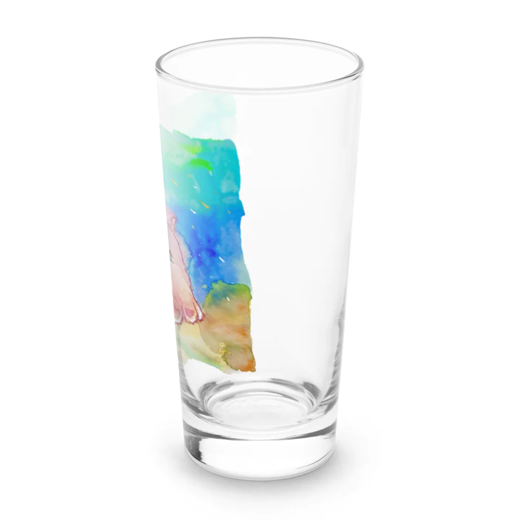 onmycolorの楽描き店のめんだぁこさん Long Sized Water Glass :right